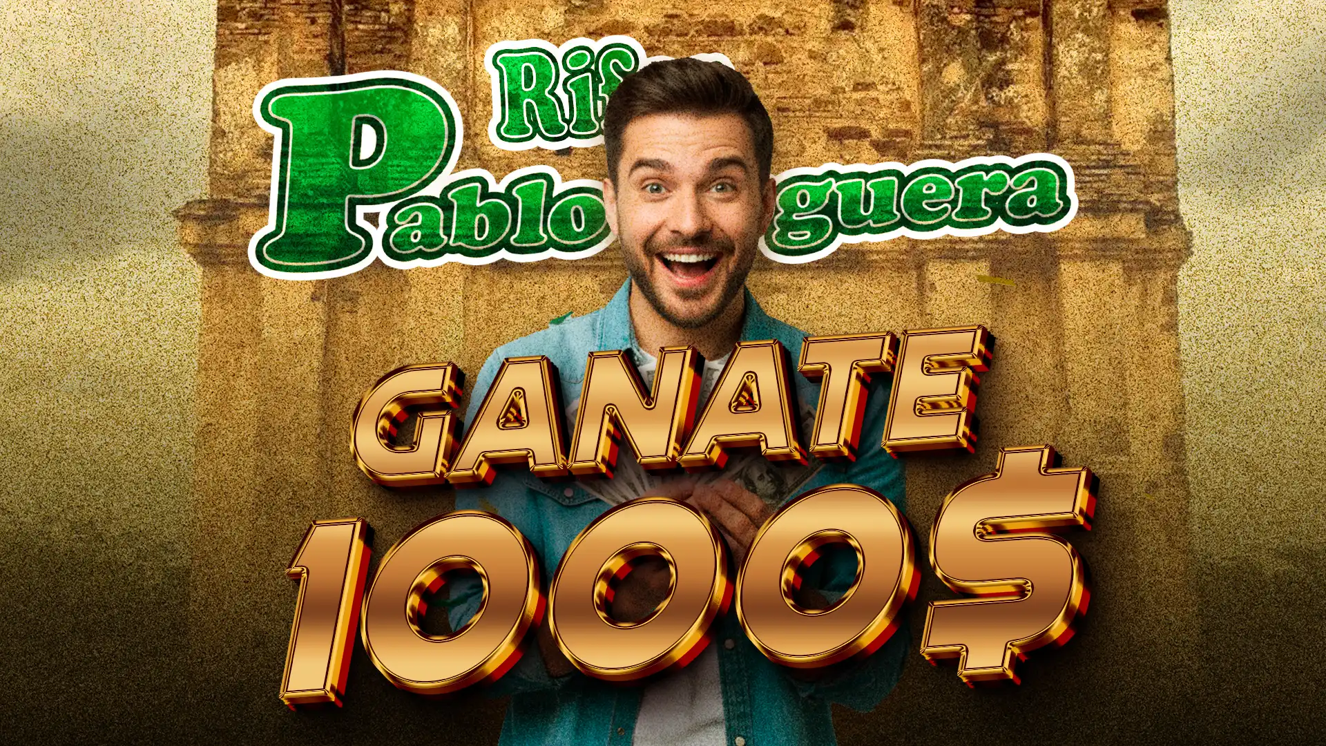 Flyer móvil Gran Rifa Niño Jesús
